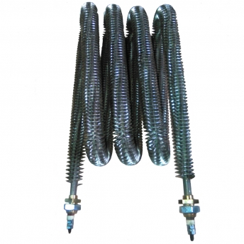 ribbed heater for baking ovens